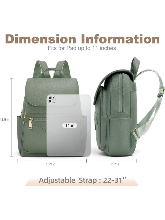 Stylish Women\'s Backpack Purse with RFID Wallet & Tablet Sleeve - Casual Travel main image 5